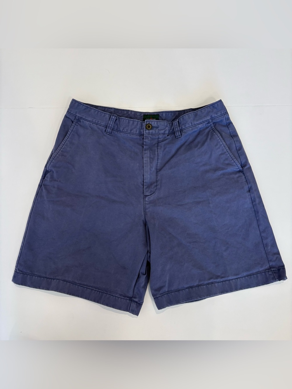 J. Crew Men's Blue Flat-Front Classic Shorts 33